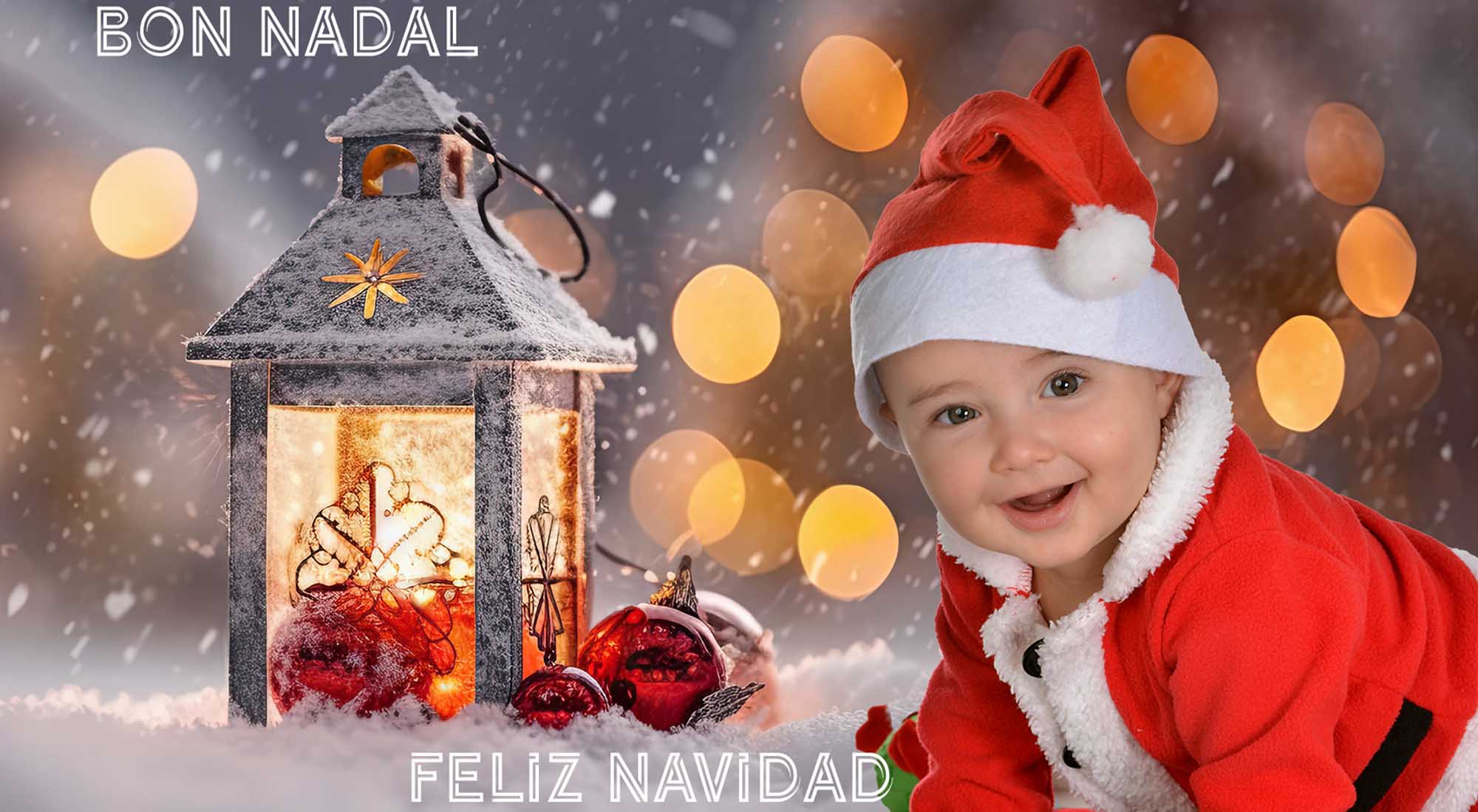 farol entre nieve falsa con fondo de bokeh desenfocado. ilustrac